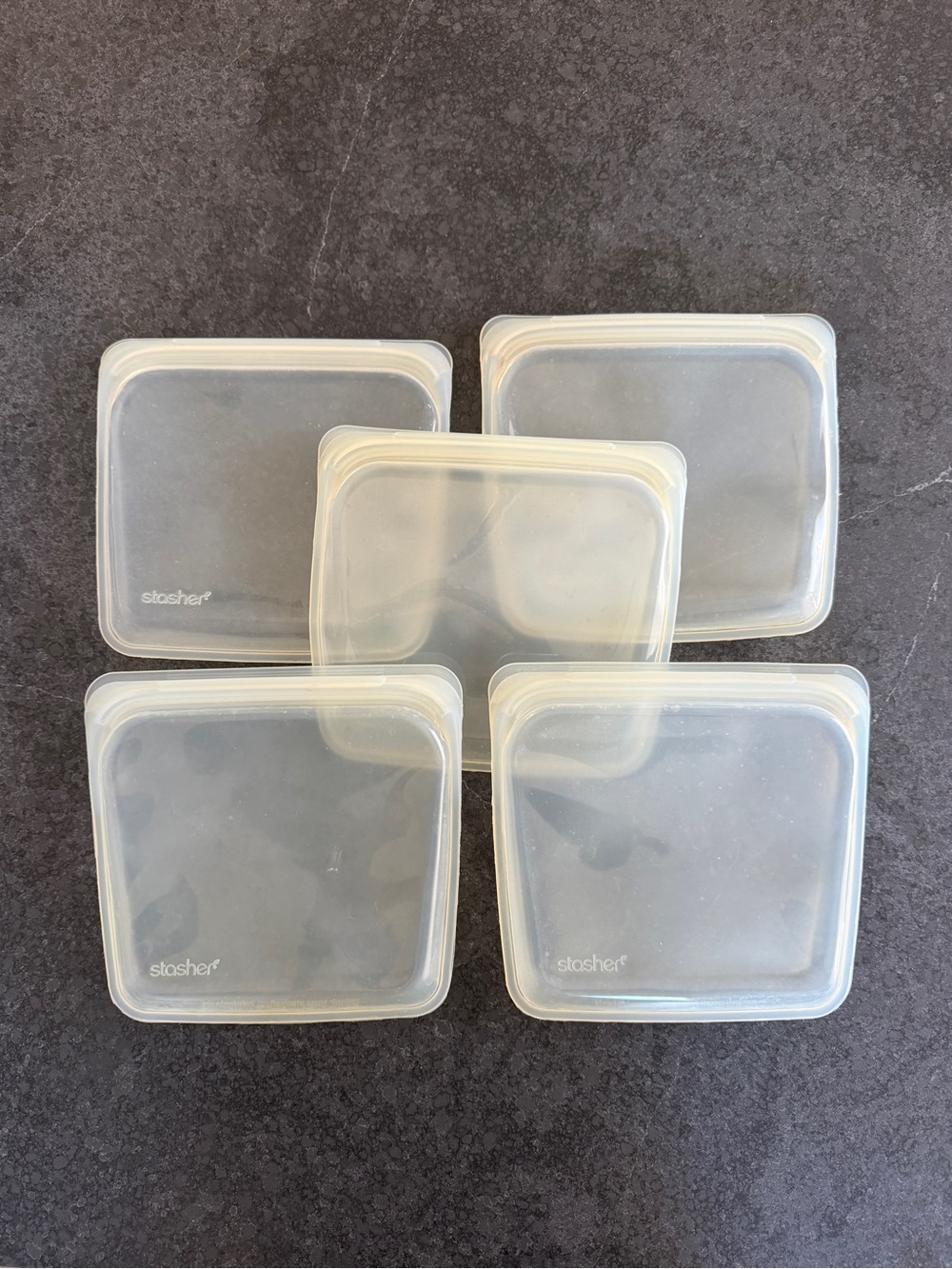 Set of 5 Stasher Sandwich Bags